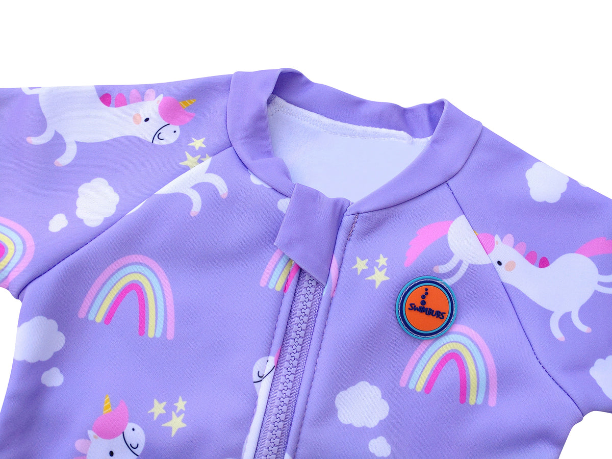Warm Wetsuit Purple Unicorn – Swimbubs
