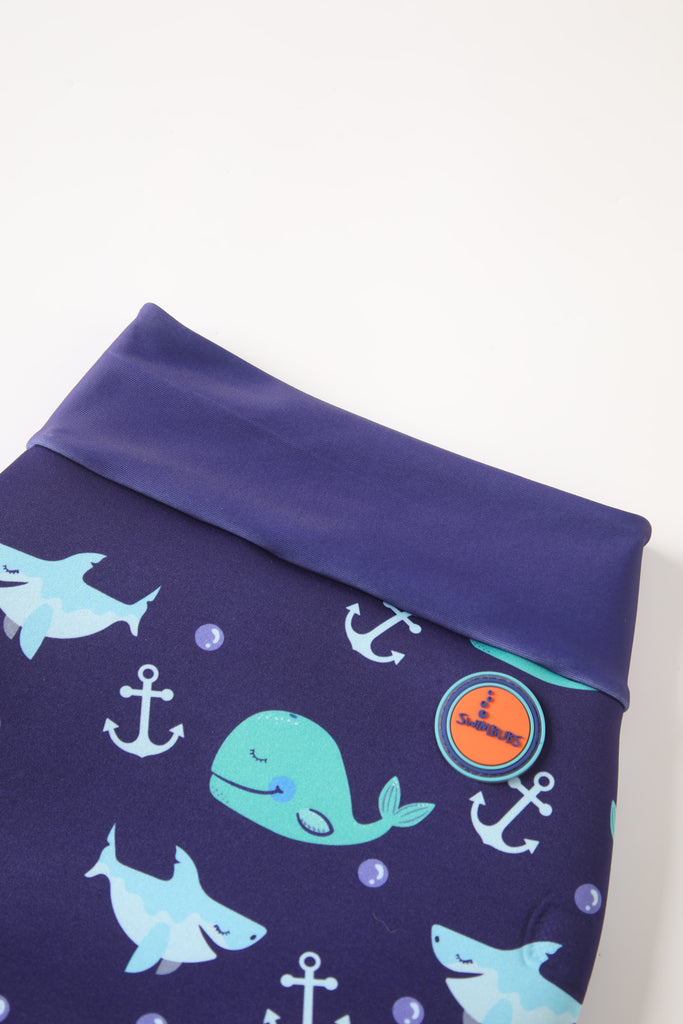 Swimming Nappy - Blue Whale