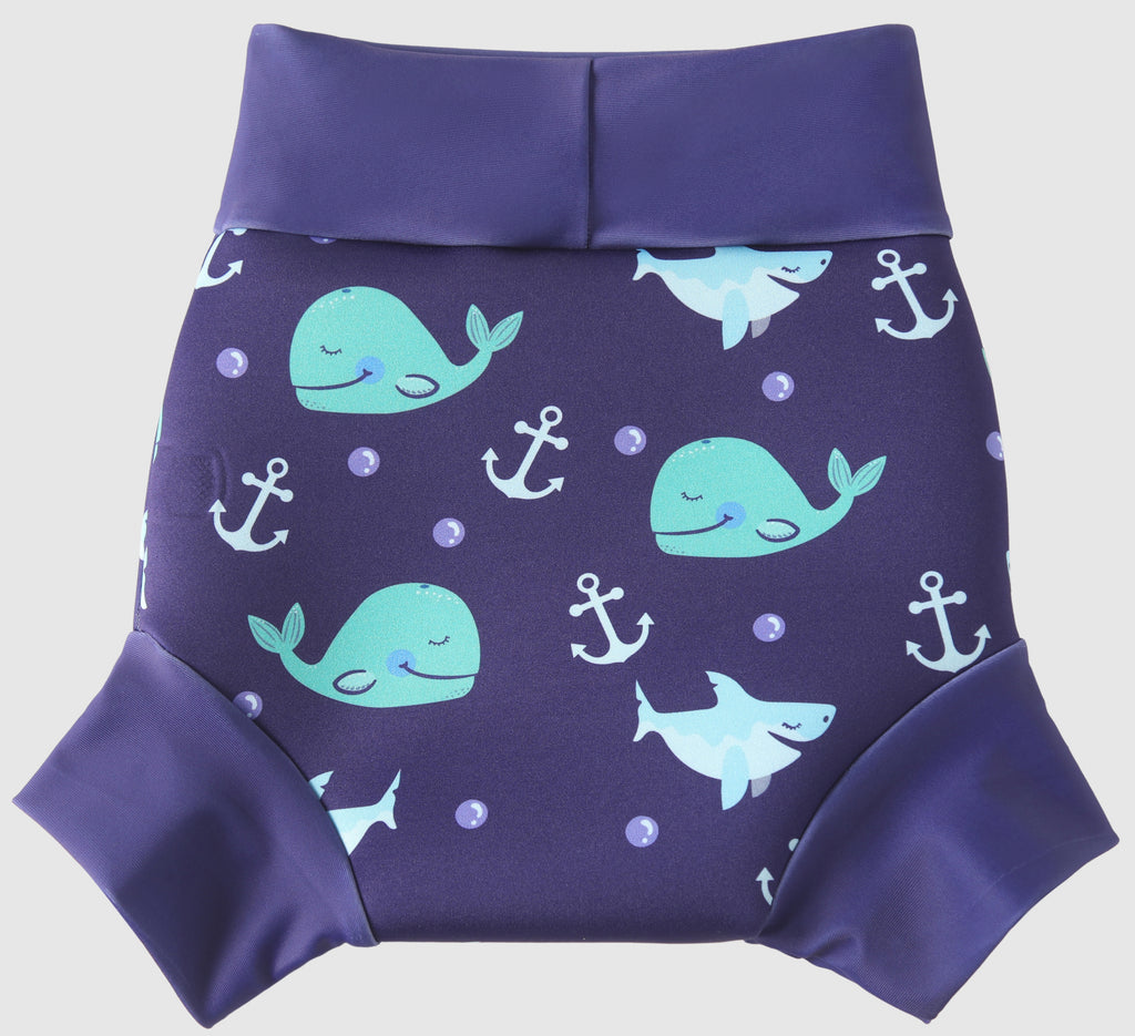 Swimming Nappy - Blue Whale