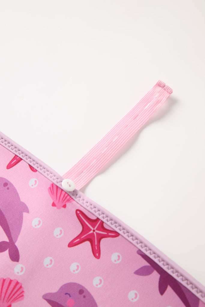 Baby Changing Mat - Pink Dolphin