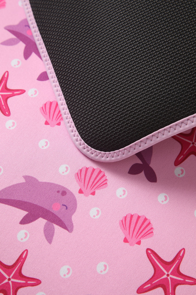 Baby Changing Mat - Pink Dolphin
