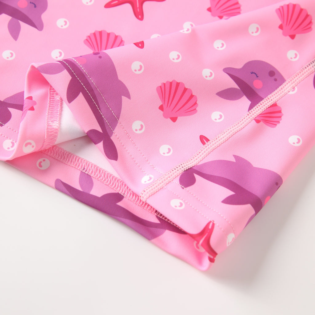 Toddler Rash Guard Swim Set - Pink Dolphin – Swimbubs